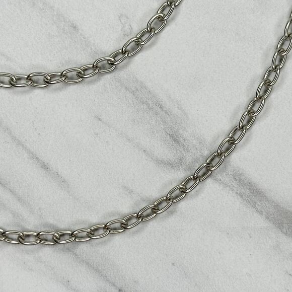 Skinny Dainty Silver Tone Chain Link Purse Bag Replacement Strap ✨ - Picture 6 of 12